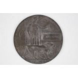 WW1 Bronze Death Plaque For John Casey