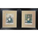 Walter Dendy Sadler (12 May 1854 ? 13 November 1923), Pair of Framed prints 'Gentlemen, the Ladies