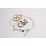 Boxed Links of London Infinite Love Silver Ladies fancy link necklace with original box and receipt