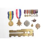 WWI 1914 Star for F Hackett LFMN, WWI Civilisation Medal PTE W P Talbot ASC 156813, Miniature 6