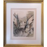 Henry G Walker (1876-1932), Framed engraving, signed in Pencil. 22 x 28cm