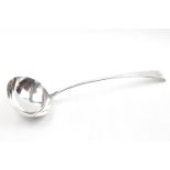 Large George III Silver Ladle London 1813