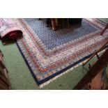 Large Blue Ground 20thC Chinese Rug 358cm by 254cm