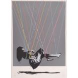 Eelus; Silkscreen limited edition entitled 'Suspender' 40 of 230 by Artrepublic Online Limited