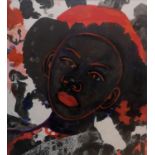 Angela Stones (1914-1995) African Girl. 27 x 29cm. Studied under her mother Dorothy Bradshaw (1893-