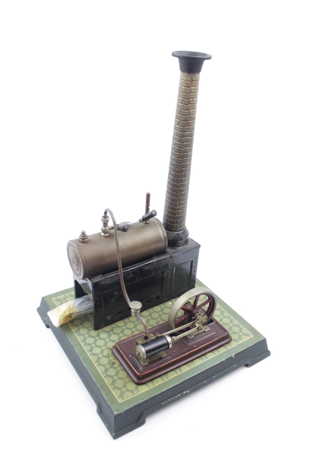 Mamod Stationary engine on green base