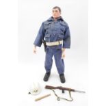 1960s Original Air Police Uniform on Vintage Figure