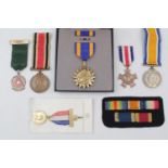 Vietnam Era Air force Medal WW1 RAMC, Police Medal + 2