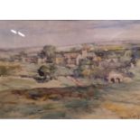 F G Armstrong RWA ; 'A Cotswold Village, Daglingworth' Watercolour, 25 x 18cm