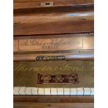 R Gors & Kallmann berlin Upright piano in Walnut Case