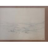William Leighton Leitch (1804 - 1883), Pencil Sketch Gore Loch dated 1843, Monogrammed to bottom