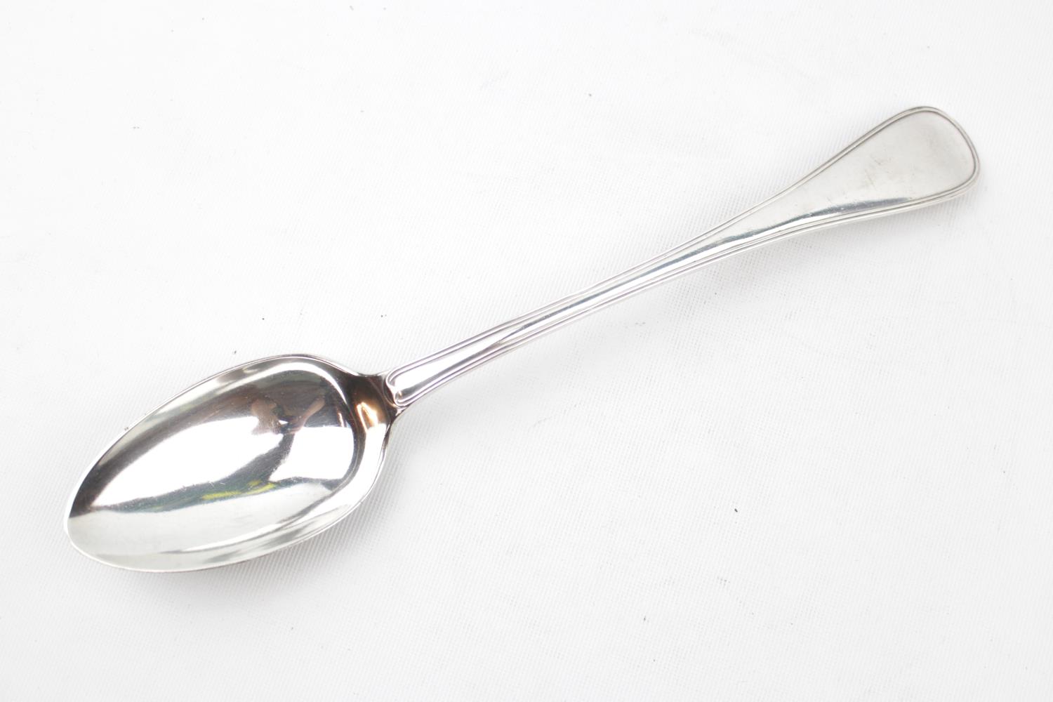 Good quality Silver Threaded Victorian Basting Spoon 204g total weight