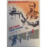 Vietnam Propoganda - Vietnam Ho Chi Minh Toan Thang, 29 x 39cm