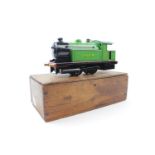 Bowman O Gauge Model No.300 0-4-0 Tank Loco LNER Green No.300, live steam in Wooden Box