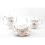 Extensive Royal Albert Tranquillity Rose pattern Dinner and Tea Service