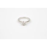 Good quality 18ct White Gold Diamond Solitaire ring 0.75ct estimated H/I Si/i, 3.4g total weight,