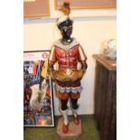 Large 20thC Figure of a Blackamoors figure, 115cm in height