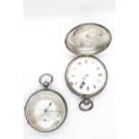Robert Noyes of London Pocket watch dated 1798 with in Silver case with Roman numeral dial and