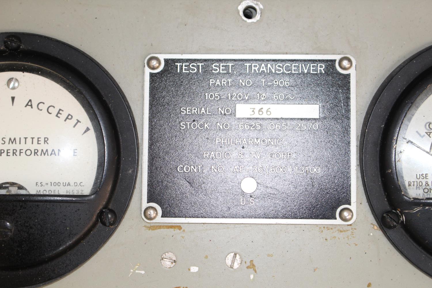 Cased Transceiver Test Set Part No T906 - Image 2 of 2