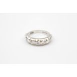 Good quality 18ct White Gold Seven stone Diamond ring 1.00ct Total estimated weight, F/G Si, 3.6g