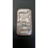 Umicore Feinsilber 999 1000g Silver Ingot stamped 545233