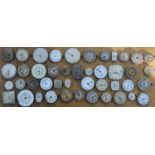 Collection of 44 Watch Movements & Faces inc Janex, Exactus and Lindex. Watch movements and faces