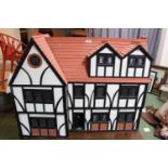 Large 20thC Tudor style Dolls house