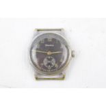 WW2 Helvetia Wristwatch with numeral black Dial