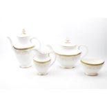 Extensive Royal Doulton 'Belmont' Pattern H4991 comprising of Tureen, Sauce boats, dinner plates,