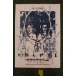 Gonzalo Borondo (Spanish), Art Exhibition print 68 of 100 signed, 49 x 69cm