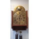 Local Interest; John Branden of St Ives Brass Faced 18thC Clock