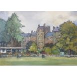 Angela Stones (1914-1995) Watercolour of a Park scene . 22 x 30cm. Studied under her mother