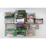 Collection of Corgi Mini Mania (9) Three Gold Plated Jaguars XK120, E Type, MK11 and a boxed Mini