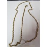 A 9ct gold chain