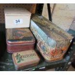 Various collectors tins