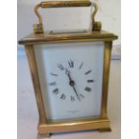 A Shortlan Bower carriage clock engraved The Marriage of the Prince of Wales to Lady Diana Spencer.