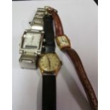A Roamer gents watch and two other watches.
