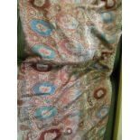 A long silk paisley style length of material