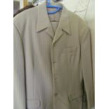 A Decca cream jacket and trousers, size 40