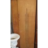 A 1930's walnut single wardrobe