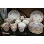 An Edwardian teaset 12 place setting