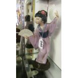 A Lladro geisha girl