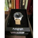 A gent's Autograph watch (boxed)