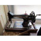 A Singer sewing machine