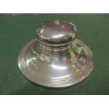 A silver inkwell