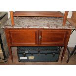 An Edwardian marble top washstand