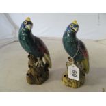 Two Hancock bird ornaments
