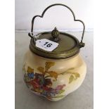 A Royal Doulton biscuit barrel