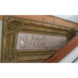A relief in gilt frame