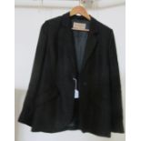 A Paul Costello black linen jacket, size 12